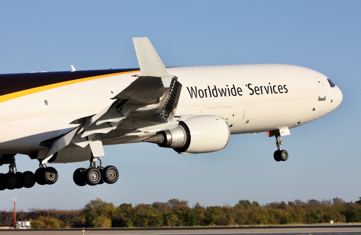 A UPS MD-11 aircraft [Credit: Shutterstock/Austin Deppe]