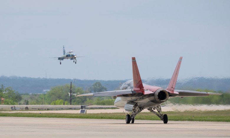 U.S. Air Force Boeing T-7A Red Hawk training aircraft