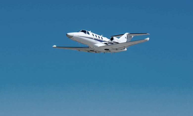 Textron Aviation’s Cessna Citation M2 Gen 3, the manufacturer’s latest jet design prototype has, 'successfully' completed its first flight. [Credit: Textron Aviation]