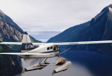 The approach into Martins Bay Aerodrome is a fun challenge with little room for error. [Credit: Sean Siff/MSFS2024]
