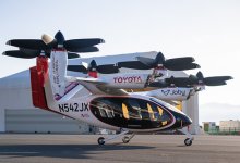 Joby Aviation S4 electric air taxi with Toyota livery