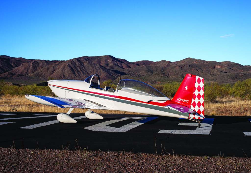 Airline captain Darren Clarkson acquired this RV-8 from his brother, who built the aircraft before eventually stepping away. [Credit: Glenn Calvin]