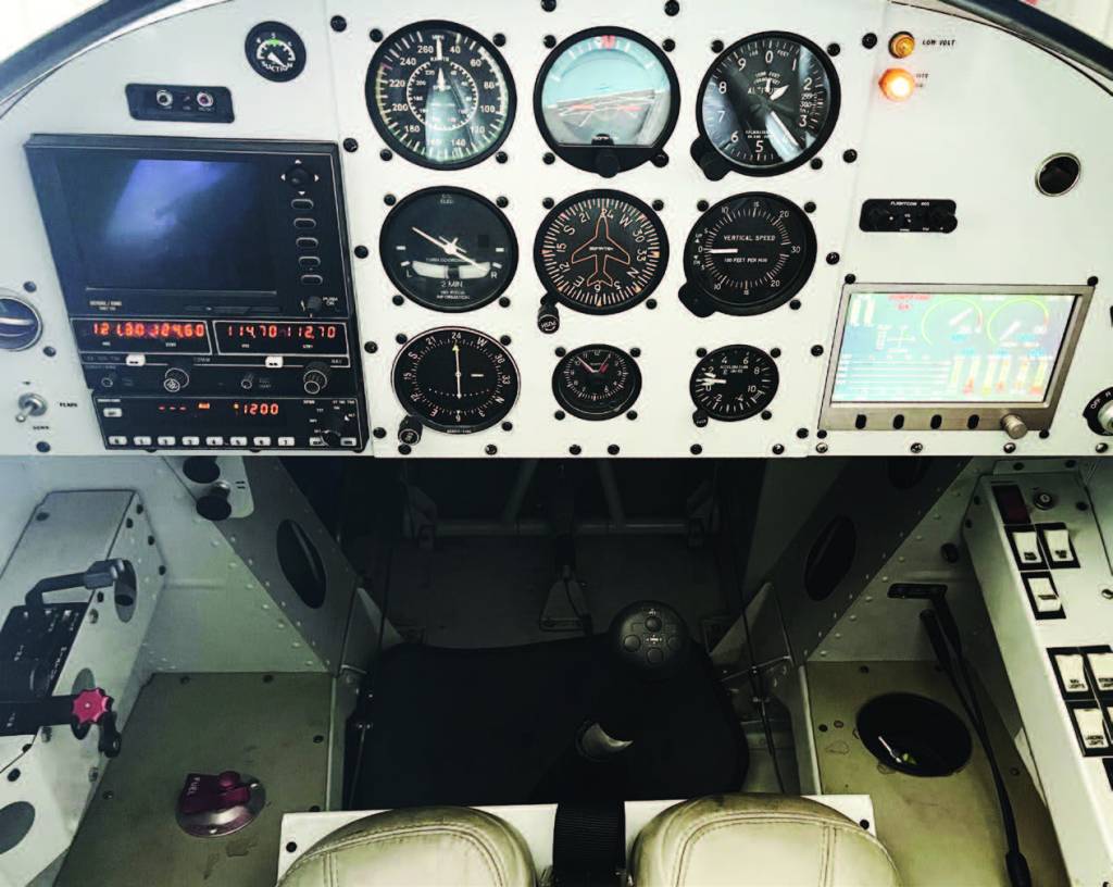 Clarkson’s panel (top right) remains straightforward in layout, enhanced by a handful of modern upgrades. [Credit: Darren Clarkson]