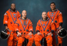 NASA Artemis III 3 astronaut crew members Andre Douglas Luca Parmitano Frank Rubio Randy Komrade Bresnik