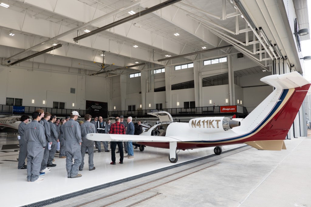 Aims Community College in Colorado takes the donation of a rare homebuilt jet for its aviation maintenance program. [Credit: Aims Community College]
