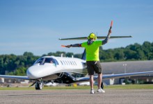 Special Olympics athletes depart from St. Paul Downtown Airport (STP) as part of the 2026 Special Olympics Airlift [Credit: Textron Aviation photo by Kevin Swinicki, provided by the Special Olympics]