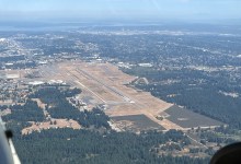 Aerial view of Joint Base Lewis-McChord in Tacoma, Washington [Credit: Meg Godlewski]