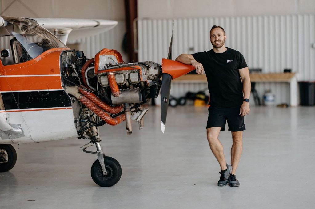 Corey Sampson earned his 
Airframe & Powerplant 
certificate in 2013 and is now also a 500-hour pilot. [Credit: Corey Sampson]