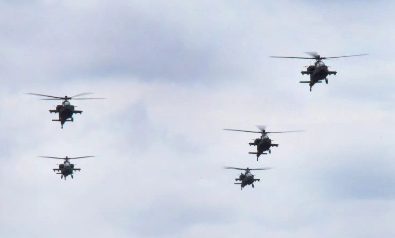 Apache AH-64 helicopters