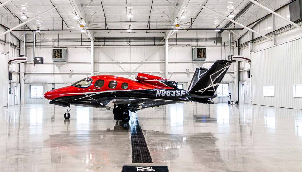 The G3 Vision Jet includes new wingtip and landing lights that are 2.7 times brighter than previous models. [Credit: Erin Armstrong]