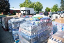 EAA ships donations to storm-ravaged communities in Winnebago County, Wisconsin. [Credit: Experimental Aircraft Association]