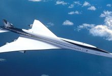 Overture is Boom’s planned flagship civil supersonic jet. [Credit: Boom Supersonic]