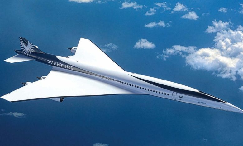 Overture is Boom’s planned flagship civil supersonic jet. [Credit: Boom Supersonic]
