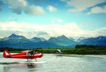 Lake Hood Seaplane Base in Alaska is both the largest and busiest facility of its kind in the world. [Credit: Adobe Stock]