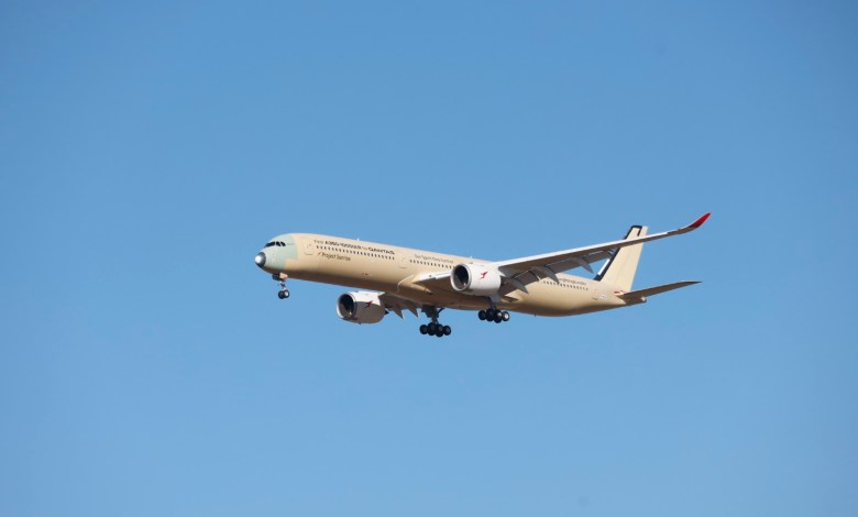 Airbus A350-1000ULR aircraft test flight