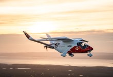 Beta Technologies Alia CX300 electric aircraft Loganair