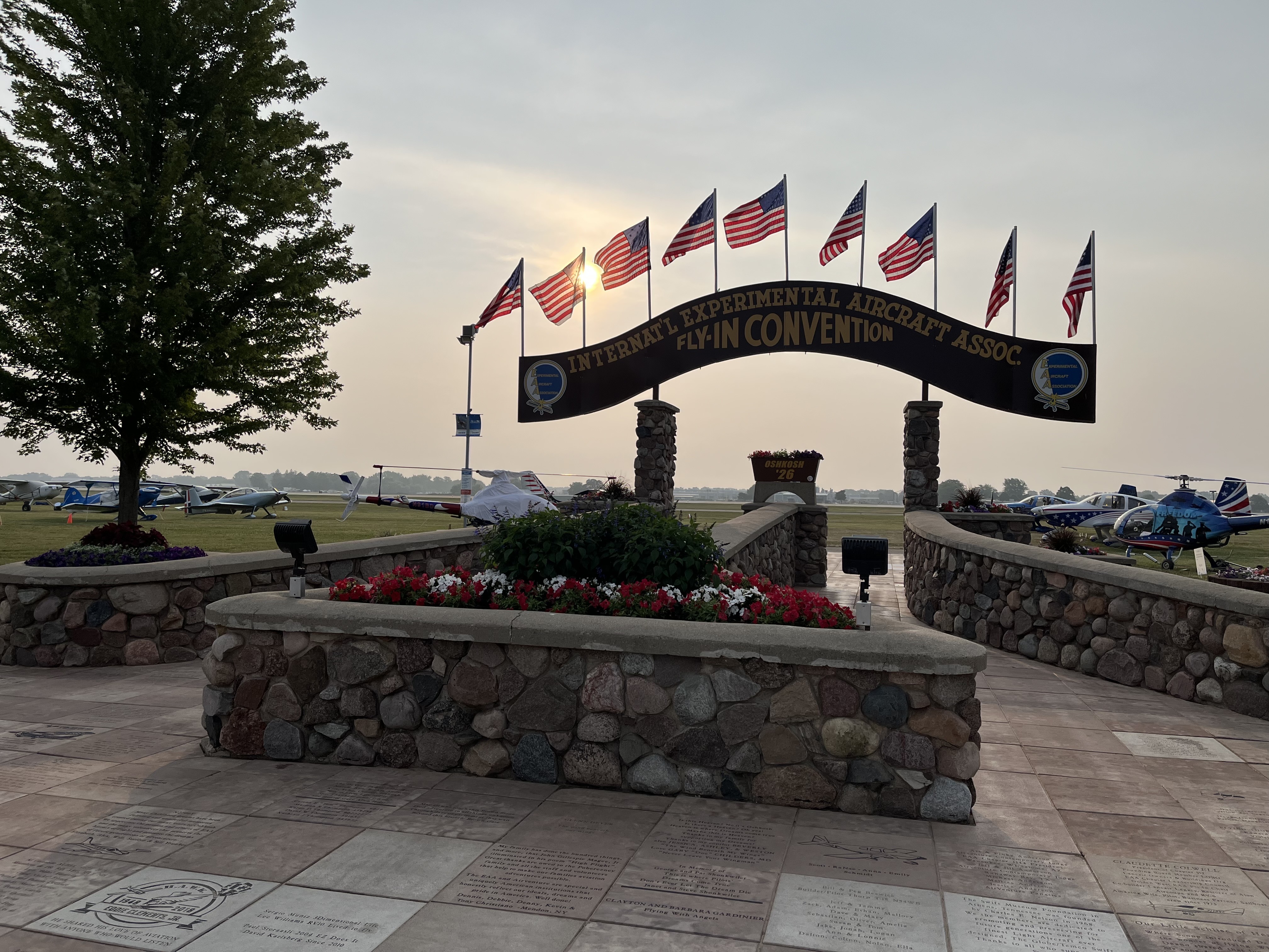 Sunrise at Oshkosh [Credit: Meg Godlewski]
