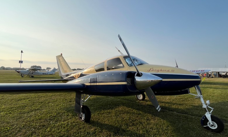 The Cessna 310D used in publicity photos for Sky King [Credit: Meg Godlewski]
