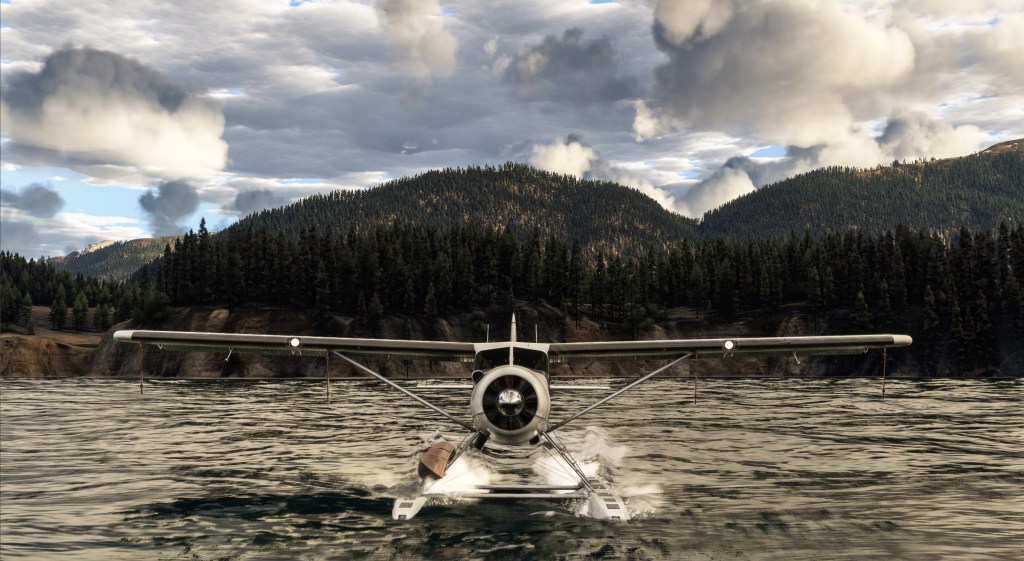 Pair your preferred EFB with the home simulator as a VFR navigation tool and enjoy the stunning scenery the sim has to offer. [Credit: Sean Siff/MSFS2024]
