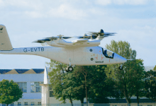 Vertical Aerospace VX4 Valo eVTOL electric air taxi prototype conducts flight test