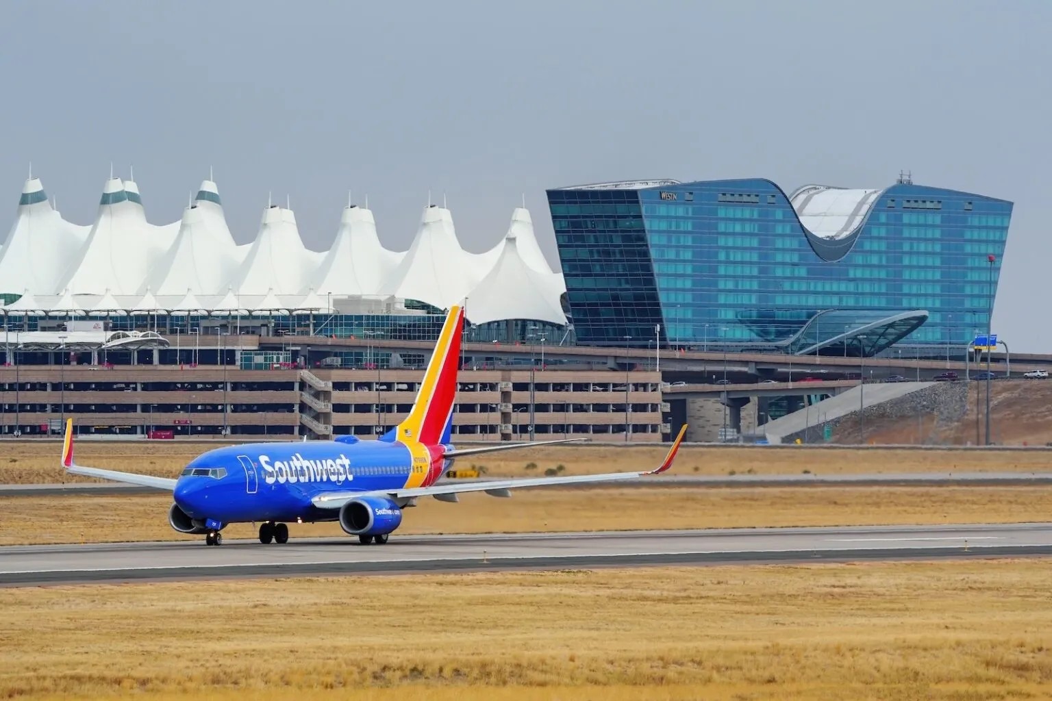 Southwest Boeing 737 at Denver International Airport