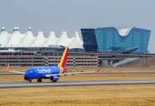 Southwest Boeing 737 at Denver International Airport