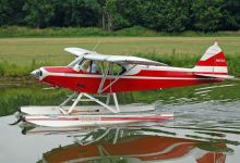 Robert ‘Wip’ Wiplinger in the cockpit of a floatplane [Credit: Wipaire LinkedIn]