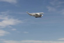 Beta Technologies Alia electric aircraft flying in Louisiana