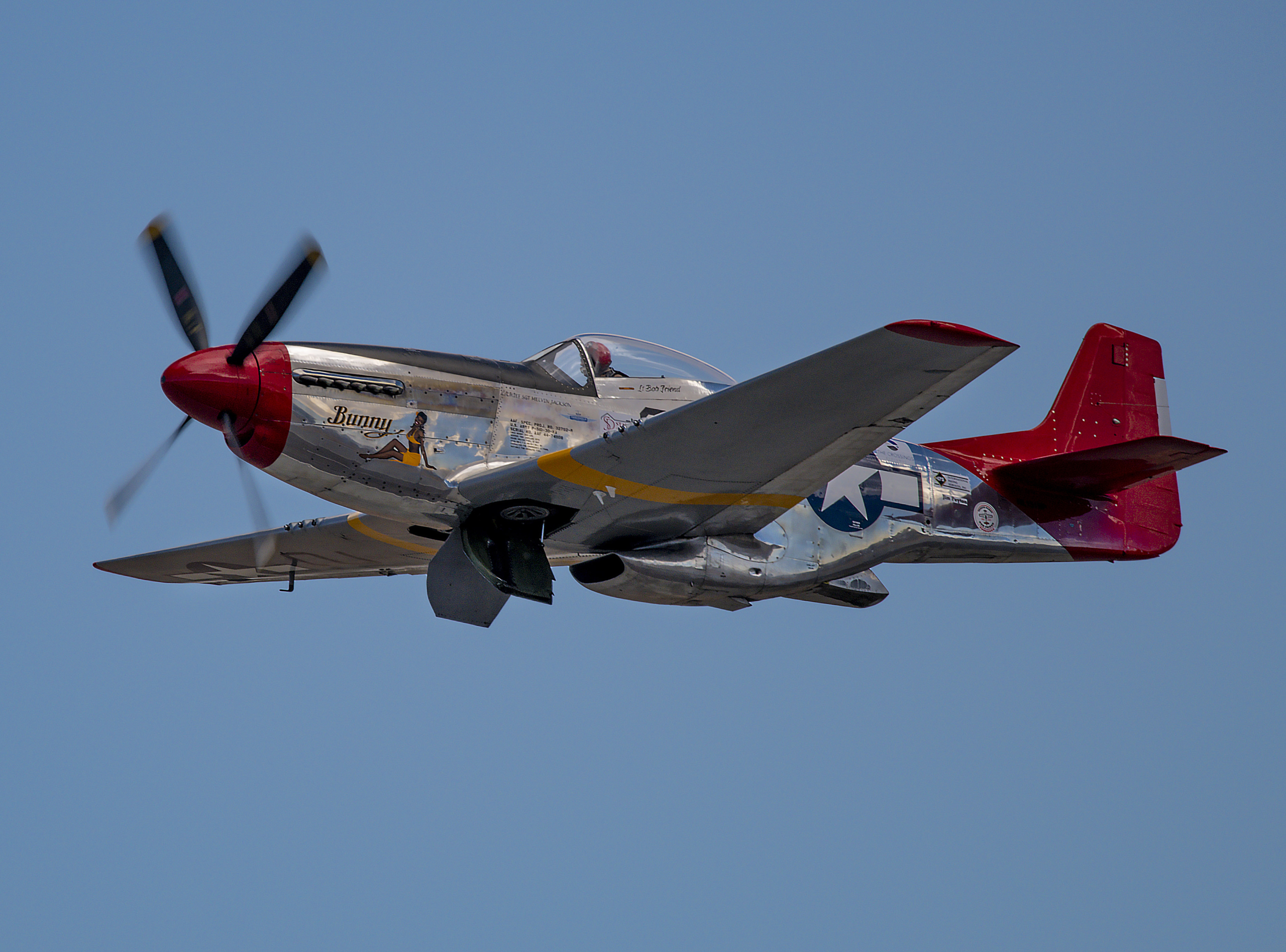 Palm Springs Air Museum’s P-51 Mustang ‘Bunny’ [Credit: PSAM]