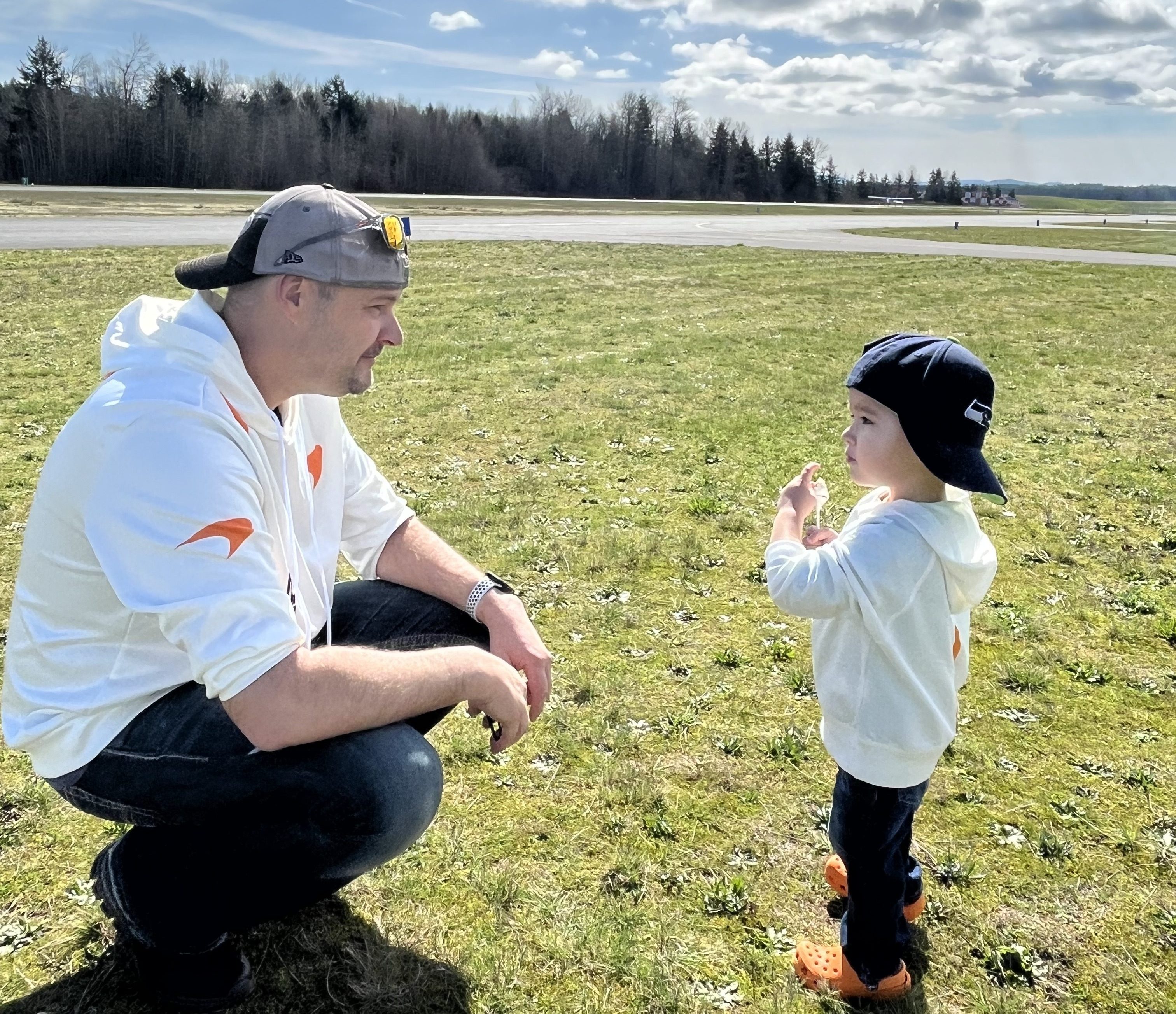 Introducing the next generation to aviation [Credit: Meg Godlewski]