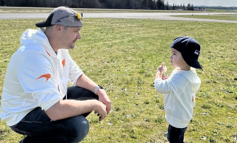 Introducing the next generation to aviation [Credit: Meg Godlewski]