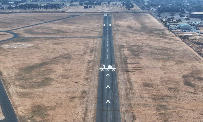 Midland International Air & Space Port in Texas runway