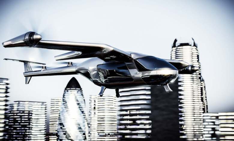 Advanced air mobility covers novel propulsion systems, airframes, and other tech. [Credit: Adobe Stock]