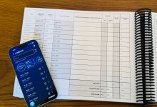AIROS digital logbook and paper logbook side by side [Credit: AIROS]