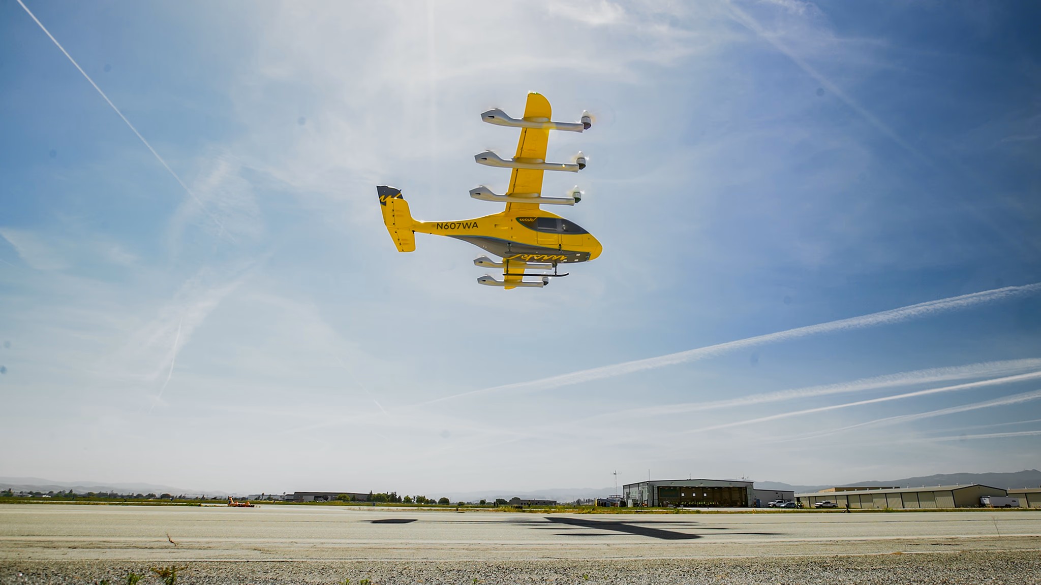 Wisk Aero Generation 6 eVTOL electric air taxi flight testing
