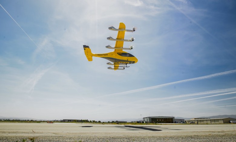 Wisk Aero Generation 6 eVTOL electric air taxi flight testing