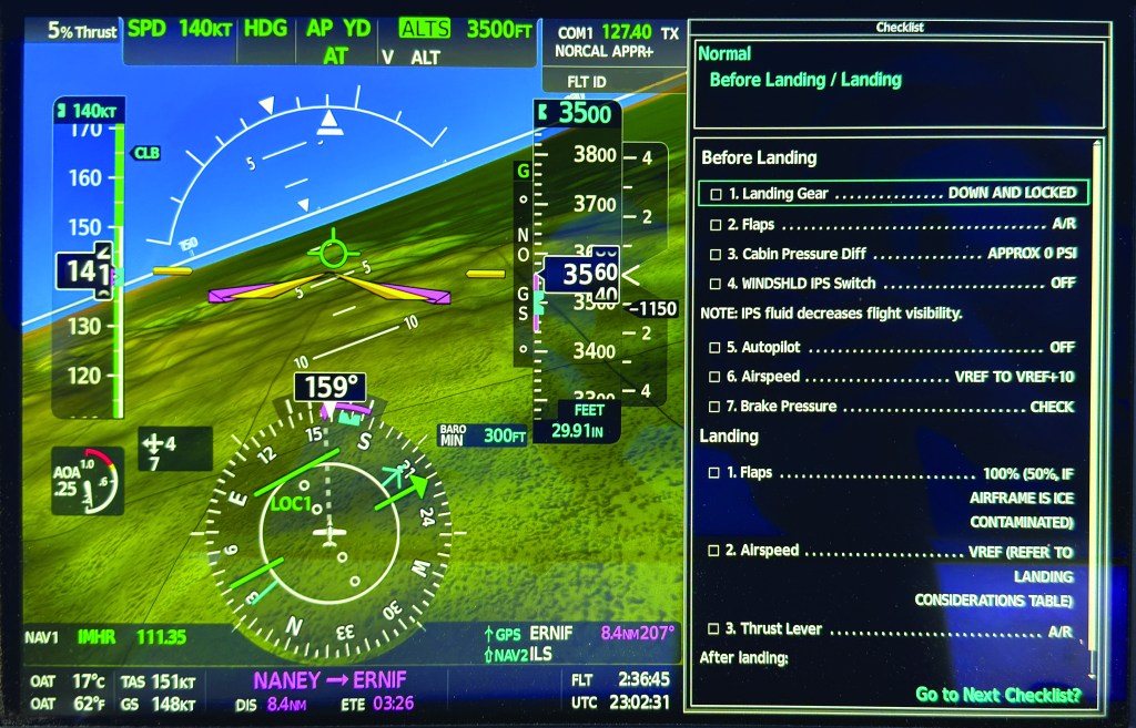 Avoid common automation surprises by focusing on critical flight priorities during complex instrument approaches. [Credit: Max Trescott]