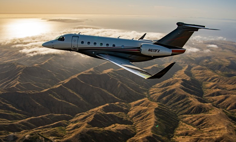 Flexjet Embraer Praetor 600E next generation super midsize business jet