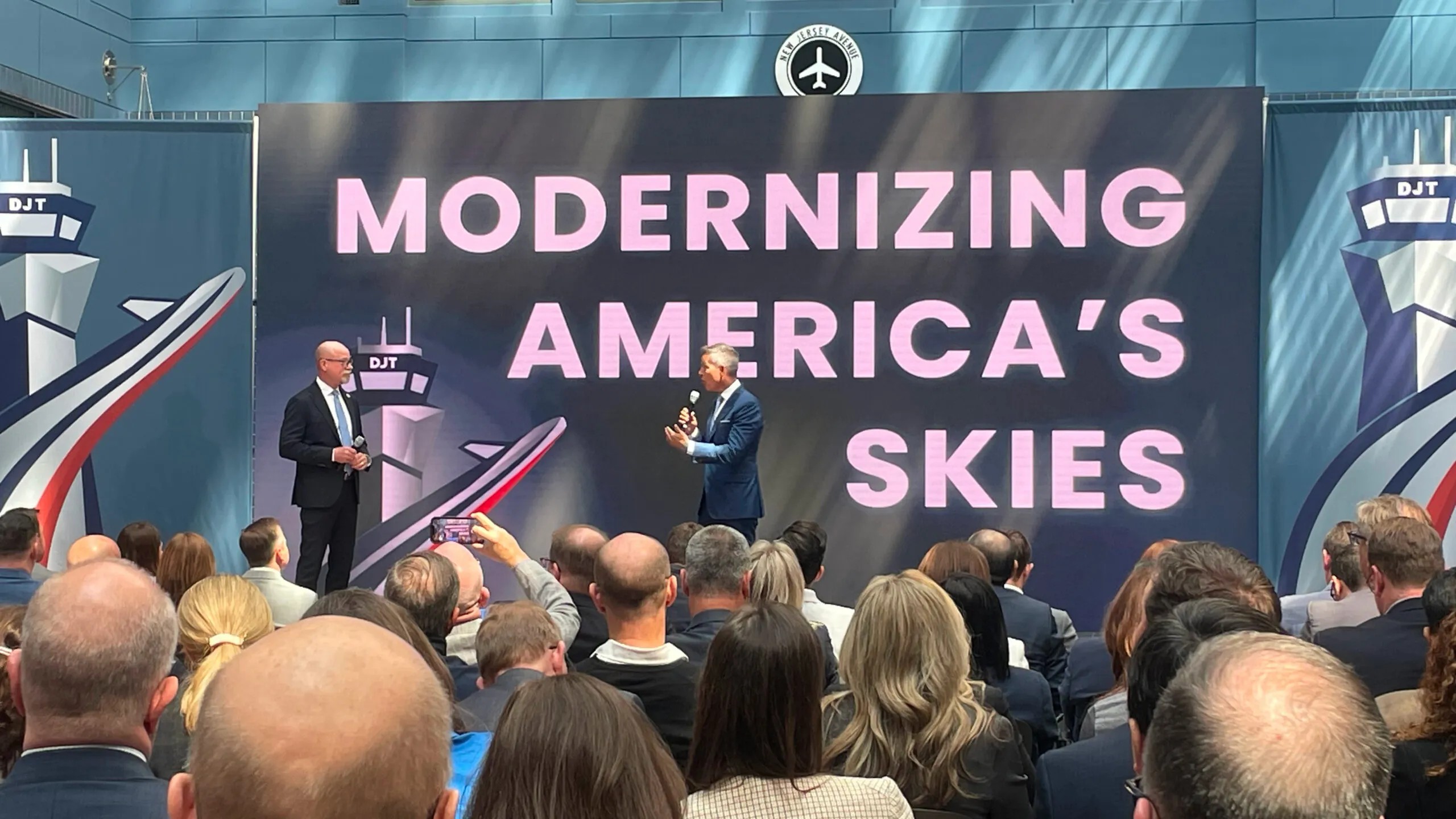 FAA Administrator Bryan Bedford and DOT Secretary Sean Duffy