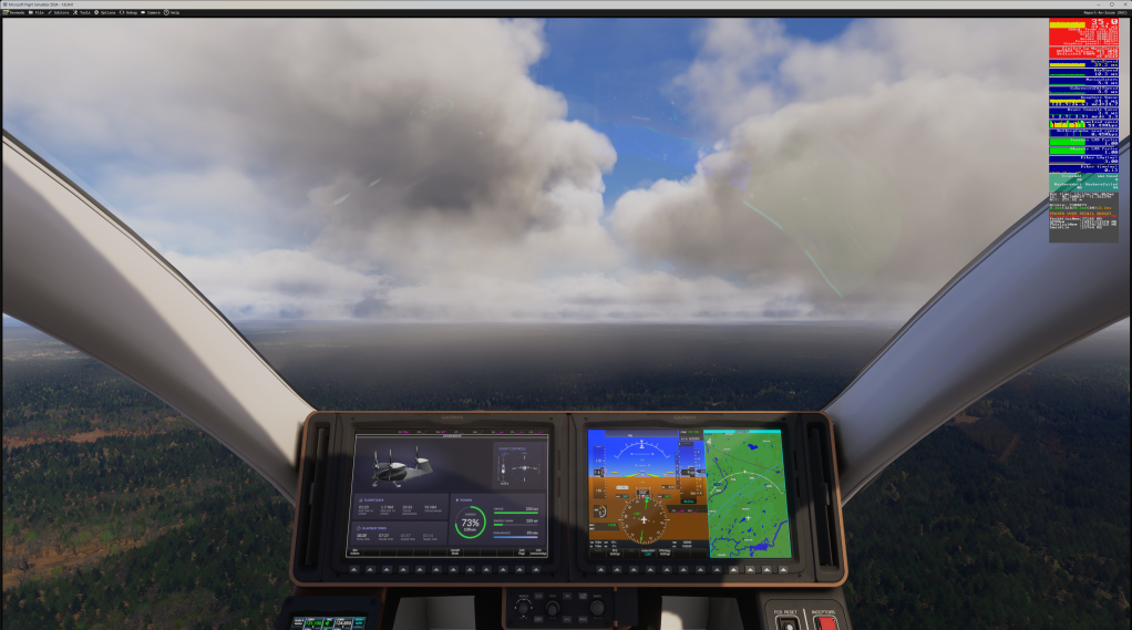 A fun aspect of flying the Joby S4 is practicing hover and approach techniques to smaller targets. [Credit: Sean Siff/MSFS2024]