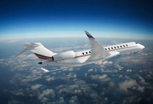 NetJets Bombardier Global 8000 private jet