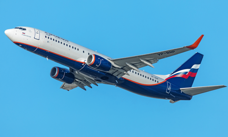 An Aeroflot Boeing 737-800 [Credit: AirlineGeeks/William Derrickson]