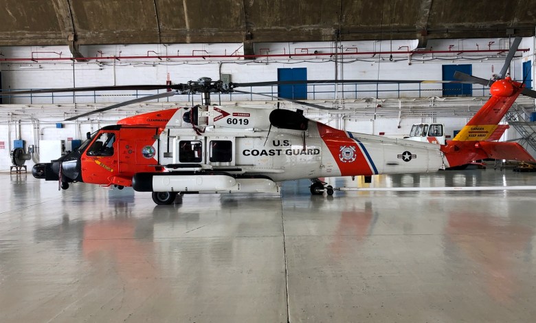 Coast Guard MH-60 Jayhawk helicopter [Credit: U.S. Coast Guard/Carlos Gonzalez]