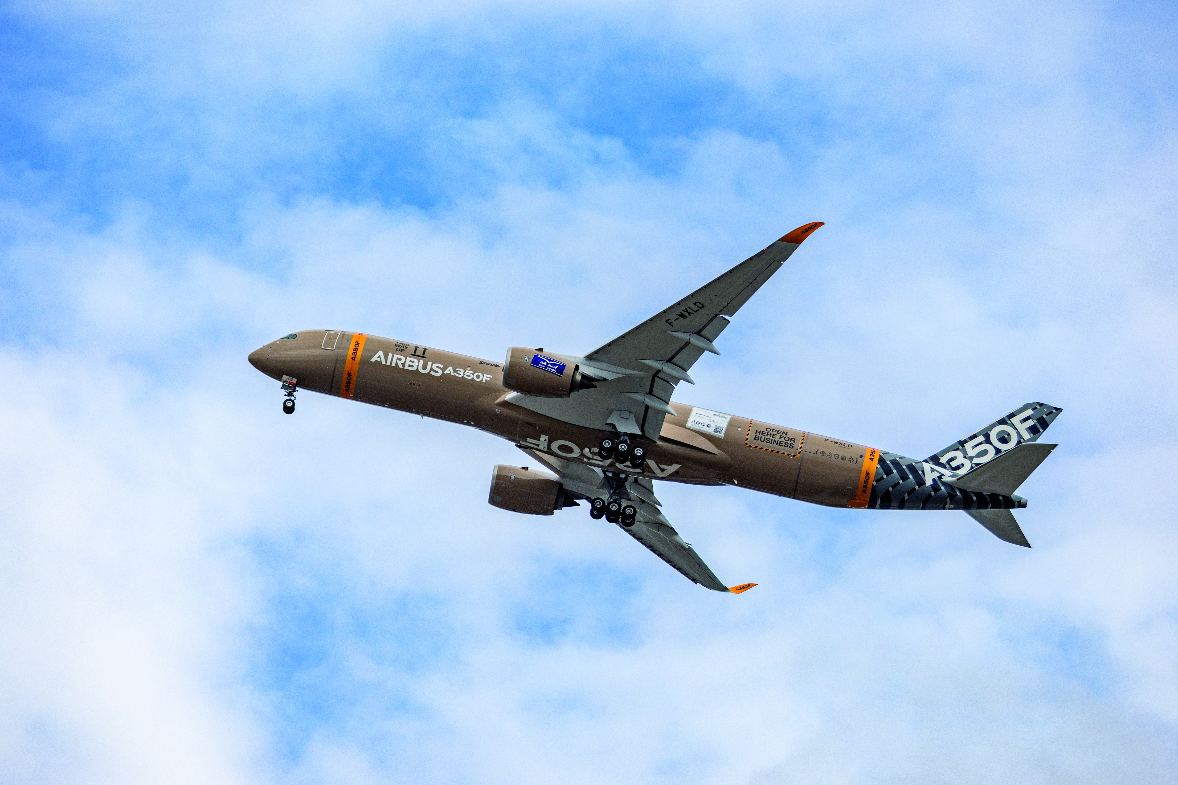 Airbus A350F test aircraft first flight