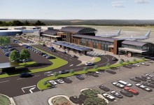 Washington Manassas Airport commercial service rendering