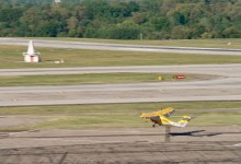 Electra EL2 hybrid electric demonstrator ultra short takeoff at Virginia airport