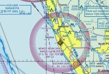 Skyvector map of Venice Municipal Airport in Florida