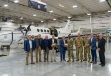 The 1,000th Garin G1000 retrofit was delivered to the U.S. Army during an October 6, 2026, celebration at Stevens Aerospace and Defense Systems. [Credit: Garmin]