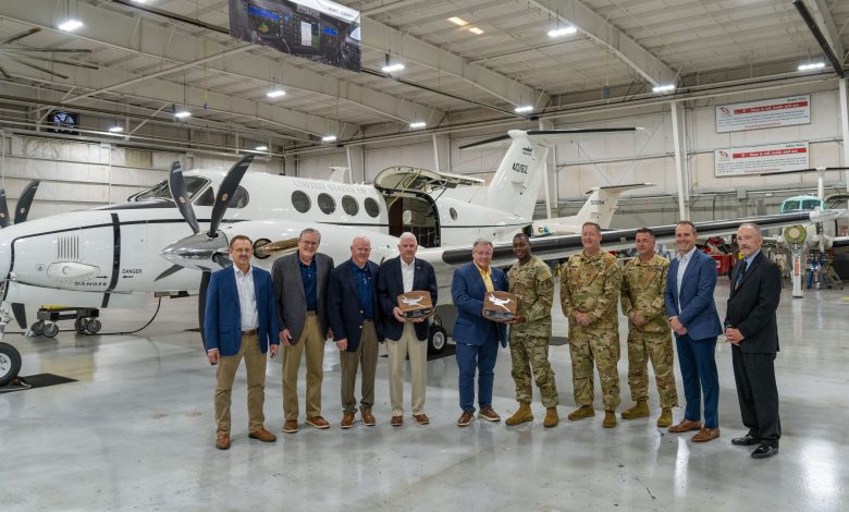The 1,000th Garin G1000 retrofit was delivered to the U.S. Army during an October 6, 2026, celebration at Stevens Aerospace and Defense Systems. [Credit: Garmin]