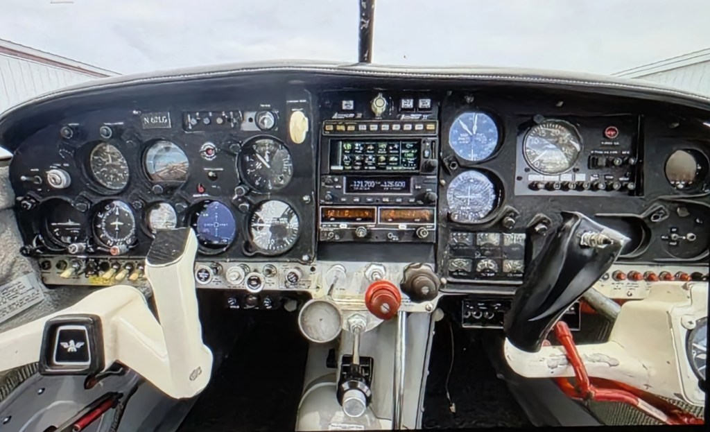 First of the ‘mid-body’ Mooneys, the F model has a larger, airy cabin. [Credit: Scott MacDonald Aircraft Sales]
